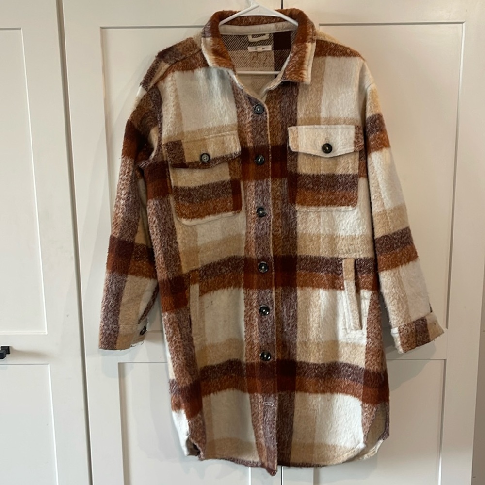 3ft Long Maurices Wool Look Peacoat Size M